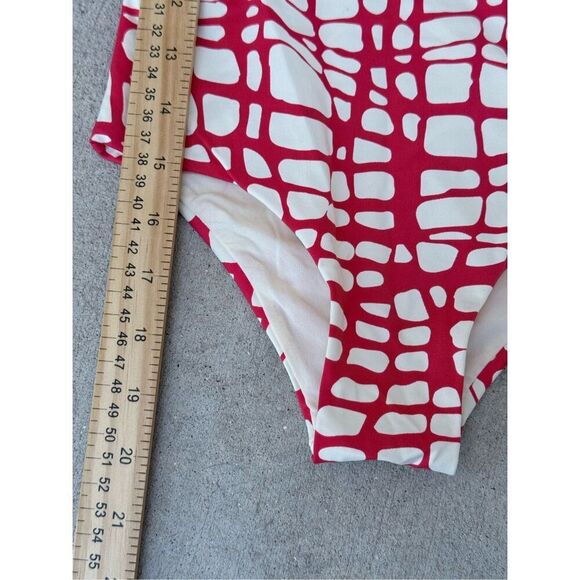 NWT Little Creative Factory Asymmetric One Shoulder One Piece Swimsuit Girls 10 - Picture 9 of 11